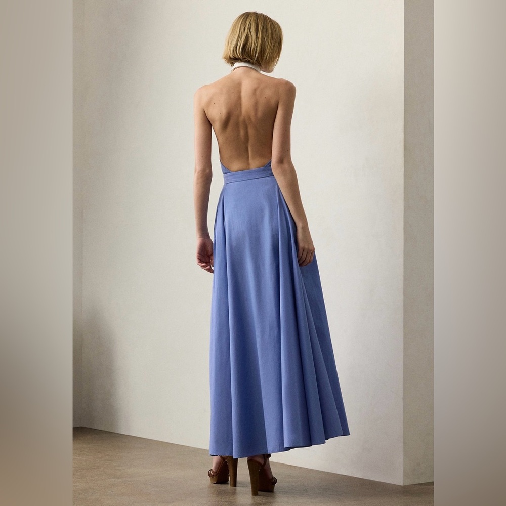 Ralph Lauren Collection Eldred Cotton Day Dress - Picture 9 of 10